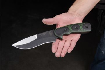 Image of Tops Knives Mountain Lion Fixed Blade Knife, Green, 5.5in, MTLN-01