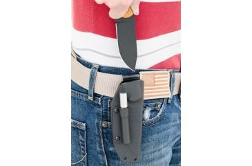 Image of Tops Knives On Point Tactical Fixed Blade Knife, Brown, 4in, ONPT-01