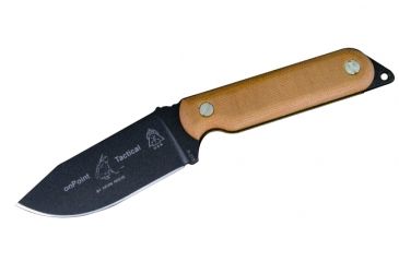 Image of Tops Knives On Point Tactical Fixed Blade Knife, Brown, 4in, ONPT-01