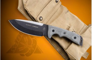 Image of Tops Knives Outpost Command Fixed Blade Knife TPOC01