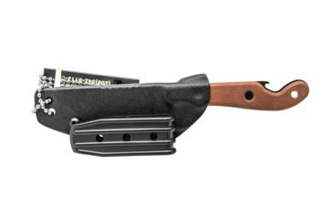 Image of Tops Knives Pit Stop 3 Fixed Blade Knife,3in,Carbon Steel Blade,Tan Canvas Micarta Handle TPPSK01