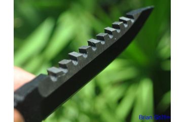 Image of Tops Knives Ranger Bootlegger 2 Fixed Blade Knife,5in,Carbon Tool Steel Sawback Blade,Tan Canvas Micarta Handle TPRBL02