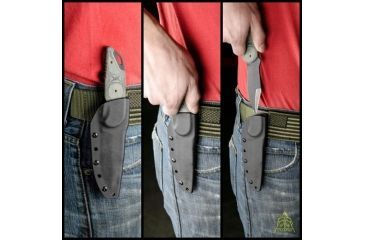 Image of Tops Knives Sneaky Pete Fixed Blade Knife, Gray, 3.63in, SP-03