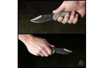 Image of Tops Knives Sneaky Pete Fixed Blade Knife, Gray, 3.63in, SP-03