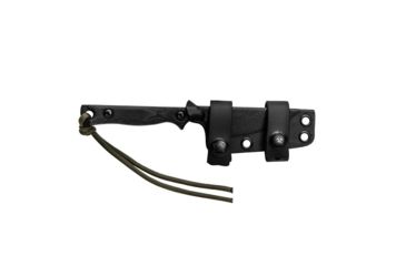 Image of TOPS Knives Street Scalpel 2 Fixed Blade Knife, 3.13in, 1095 Carbon Steel Blade, Black Canvas Micarta Handle, SSS-02