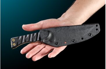 Image of Tops Knives Team Jackal 5 Survivor Series Fixed Blade Knife, Black, 5in, TMJK-5S