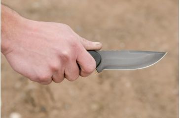 Image of Tops Knives TEX Creek Fixed Blade Knife, Black, 4.19in, TEX4-02