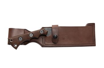 Image of TOPS Knives TOPS Nata Fixed Blade Knife, 6.50in, Acid Rain, Black Canvas/Brown Burlap Micarta TNAT-02