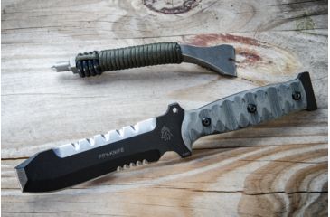 Image of Tops Knives Tops Pry Fixed Blade Knife, w/PPP Tool, Gray, 4.5in, TPK-001