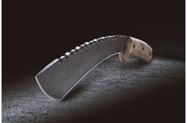 Image of Tops Knives Tundra Trekker Fixed Blade Knife,9in,Tactical Stone 1095 RC 56-58 Steel Blade, Green Canvas Micarta Handle, TDTK-01