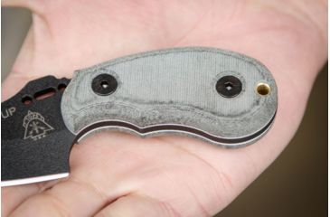 Image of Tops Knives Wolf Pup Fixed Blade Knife, Black, 2.5in, WP010