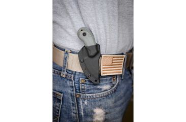 Image of Tops Knives Wolf Pup Fixed Blade Knife, Black, 2.5in, WP010