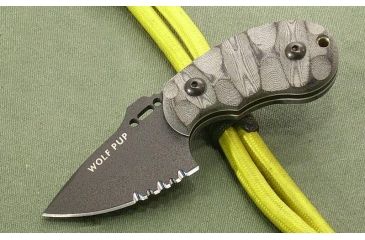 Image of Tops Knives Wolf Pup Fixed Blade Knife, Tan, 2.5in, WP010-Tan