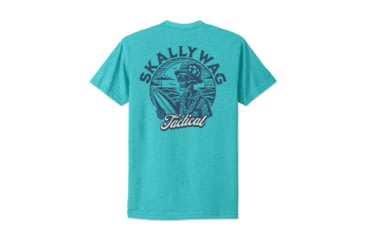 Image of Topshelf Printers Skallywag Surfs Up Tee - Bondi Blue, FESurfs-Up-Tee1872691566