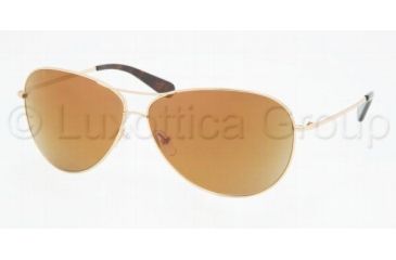 Image of Tory Burch Tory Aviator TY6006 Sunglasses with No-Line Progressive Rx Prescription Lenses TY6006-101-97-6411 - Frame Color: Gold