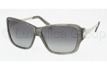 Image of Tory Burch Tory E05 Bifocal Sunglasses TY7013 with Lined Bi-Focal Rx Prescription Lenses TY7013-842-T3-5912 - Lens Diameter: 59 mm, Frame Color: Black Screen