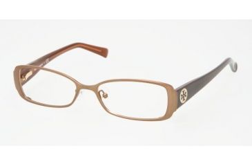 Image of Tory Burch TY 1004 Eyeglasses Styles Bronze Frame w/Non-Rx 50 mm Diameter Lenses, 291-5015
