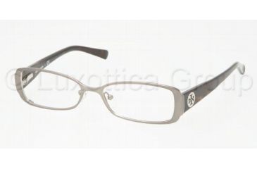 Image of Tory Burch TY 1004 Eyeglasses Styles Gunmetal Frame w/Non-Rx 50 mm Diameter Lenses, 103-5015