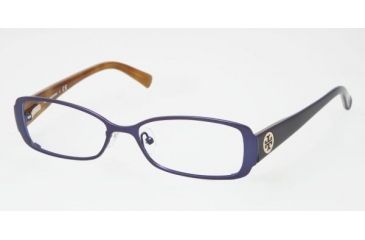 Image of Tory Burch TY 1004 Eyeglasses Styles Navy Frame w/Non-Rx 50 mm Diameter Lenses, 122-5015