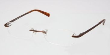 Image of Tory Burch TY 1005 Eyeglasses Styles Brown/Gold Frame w/Non-Rx 50 mm Diameter Lenses, 299-5017
