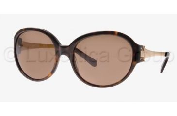 Image of Tory Burch TY 7010 Sunglasses Styles Tortoise Frame / Brown Solid Lenses, 510-73-5919