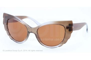 Image of Tory Burch TY 9031 TY9031 Bifocal Prescription Sunglasses TY9031-127173-55 - Lens Diameter 55 mm, Frame Color Grey Brown Hombre