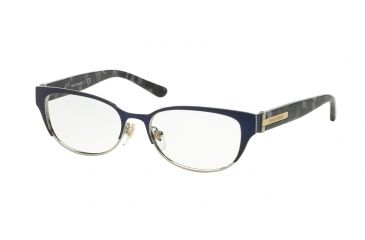 Image of Tory Burch TY1045 Eyeglass Frames 3127-54 - Navy/navy Tweed Frame