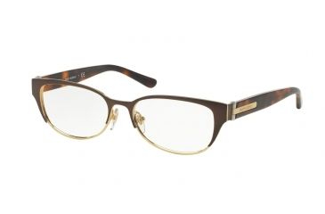 Image of Tory Burch TY1045 Eyeglass Frames 3128-54 - Bronze/soft Dark Tortoise Frame