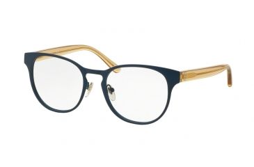 Image of Tory Burch TY1048 Progressive Prescription Eyeglasses 3147-51 - Matte Blue/pinot Frame