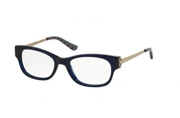Image of Tory Burch TY2035 Single Vision Prescription Eyeglasses 511-48 - Navy Frame, Demo Lens Lenses