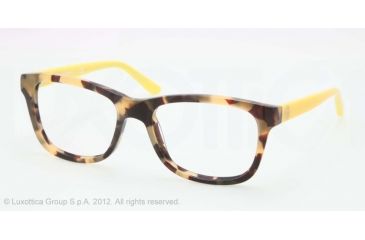 Image of Tory Burch TY2038 Eyeglass Frames 1215-52 - Vintage Tortoise Yellow Frame, Demo Lens Lenses