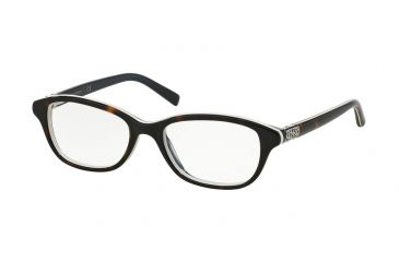 Image of Tory Burch TY2042 Bifocal Prescription Eyeglasses 1276-53 - Tortoise/white Frame