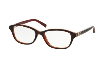 Image of Tory Burch TY2042 Bifocal Prescription Eyeglasses 1277-51 - Tortoise/Orange Frame