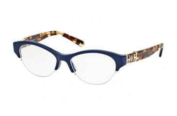 Image of Tory Burch TY2046 Bifocal Prescription Eyeglasses 1339-49 - Navy/spotty Tortoise Frame