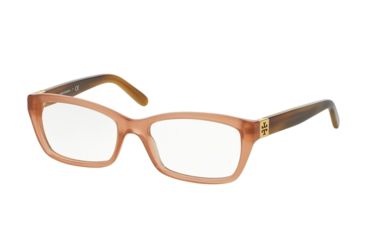 Image of Tory Burch TY2049 Bifocal Prescription Eyeglasses 1362-53 - Milky Chestnut Medium Tortoise Frame