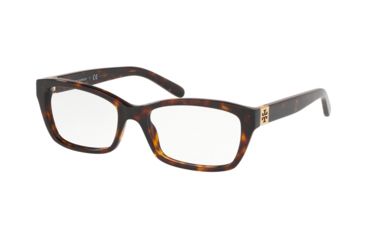 Image of Tory Burch TY2049 Bifocal Prescription Eyeglasses, 53mm, Dark Tortoise, TY2049-1728-53-BI