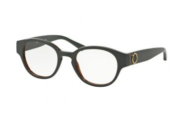 Image of Tory Burch TY2057 Bifocal Prescription Eyeglasses 1494-47 - Olive Green Horn/olive Frame