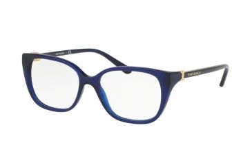Image of Tory Burch TY2068 Eyeglass Frames 1565-50 - Navy Translucent Frame