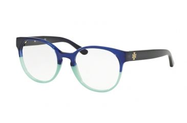 Image of Tory Burch TY2069 Eyeglass Frames 1240-49 - Navy-mint Frame