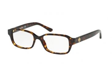 Image of Tory Burch TY2070 Eyeglass Frames 1378-48 - Dark Tortoise Frame