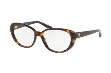 Image of Tory Burch TY2078 Eyeglass Frames 1378-52 - Dark Tortoise Frame
