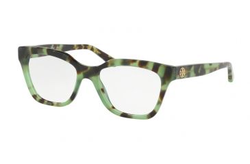 Image of Tory Burch TY2081 Eyeglass Frames 1703-50 - Green Tortoise Frame