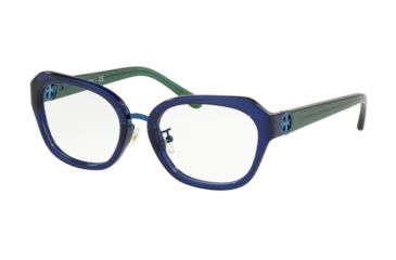 Image of Tory Burch TY2089 Eyeglass Frames 1405-51 - Translucent Blue Frame