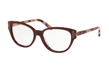 Image of Tory Burch TY2092U Eyeglass Frames 1384-52 - Bordeaux Frame
