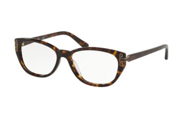 Image of Tory Burch TY2093U Eyeglass Frames 1728-52 - Dark Havana Frame