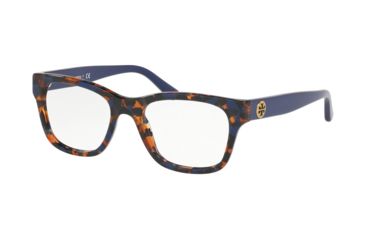 Image of Tory Burch TY2098 Eyeglass Frames 1757-48 - Blue Amber Tortoise