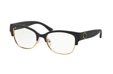 Image of Tory Burch TY4001 Single Vision Prescription Eyeglasses 3131-52 - Matte Dark Navy/gold Frame
