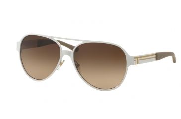Image of Tory Burch TY6044 Bifocal Prescription Sunglasses TY6044-311913-59 - Lens Diameter 59 mm, Frame Color Matte White