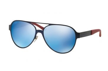 Image of Tory Burch TY6044 Bifocal Prescription Sunglasses TY6044-312055-59 - Lens Diameter 59 mm, Frame Color Matte Navy