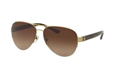 Image of Tory Burch TY6048 Progressive Prescription Sunglasses TY6048-313913-59 - Lens Diameter 59 mm, Frame Color Gold/Tortoise